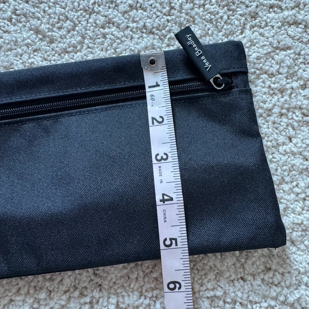 Vera Bradley black pencil case double sided
